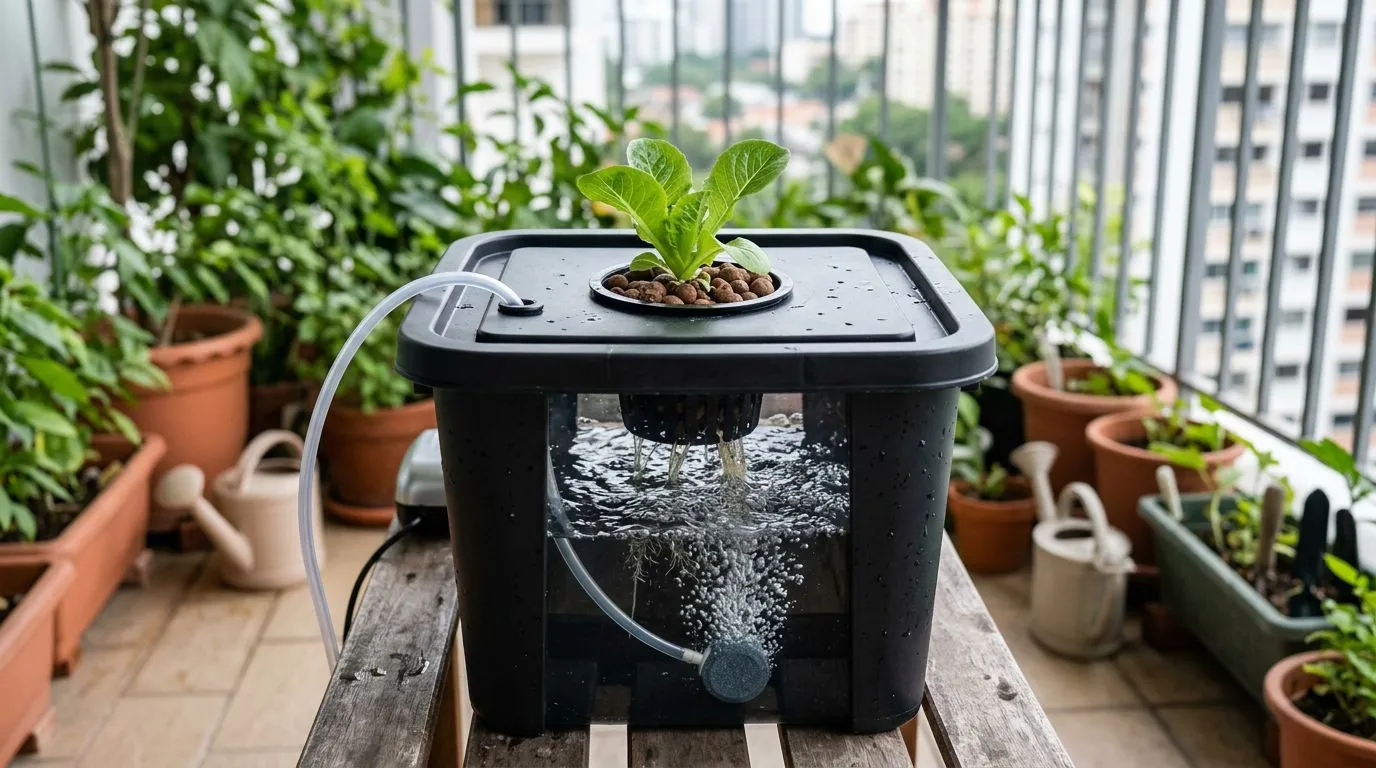 Sistema DWC hidroponia para iniciantes: como funciona, o que comprar e como montar em casa