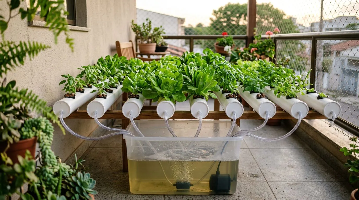 Diferença entre hidroponia e aquaponia: qual sistema vale mais a pena em casa?