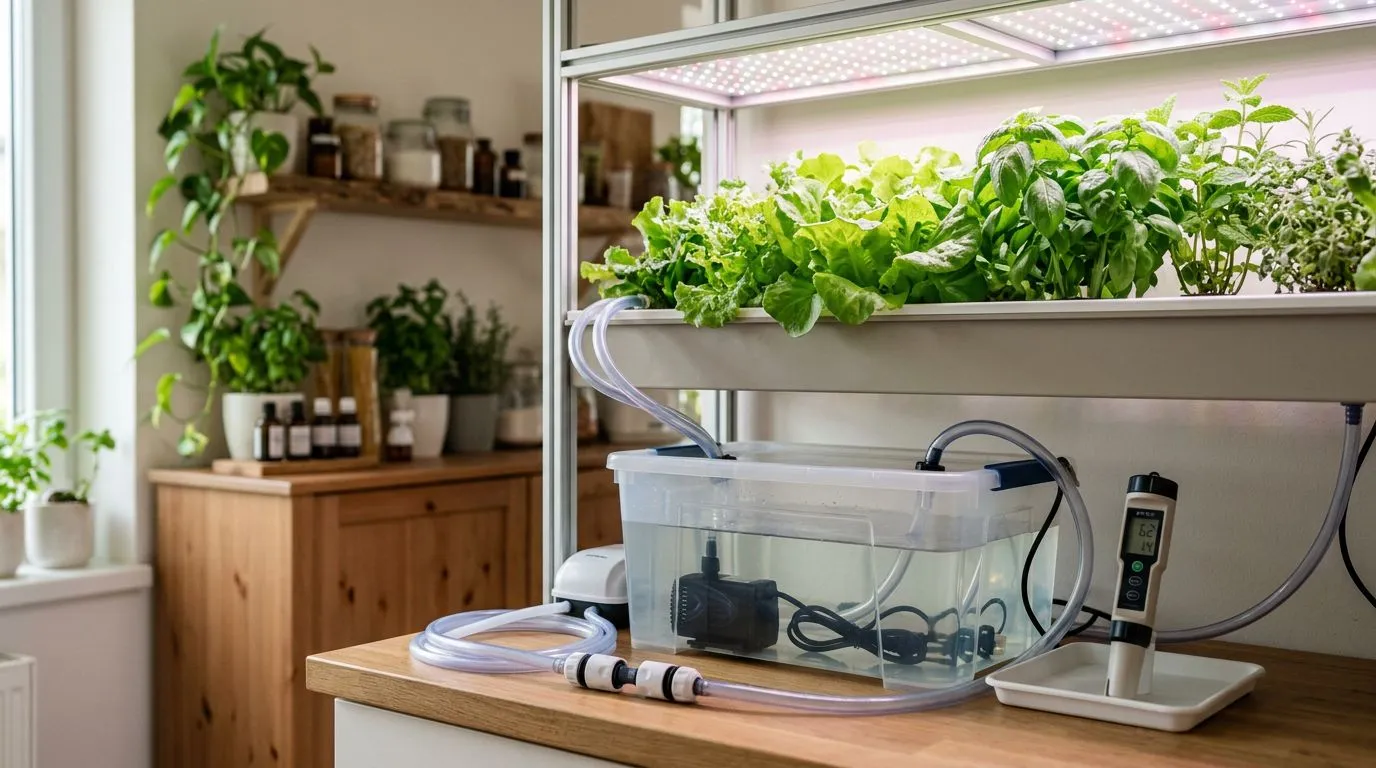 Cannabis hidroponia em casa: como escolher o sistema certo, ajustar pH e EC e conduzir cada fase