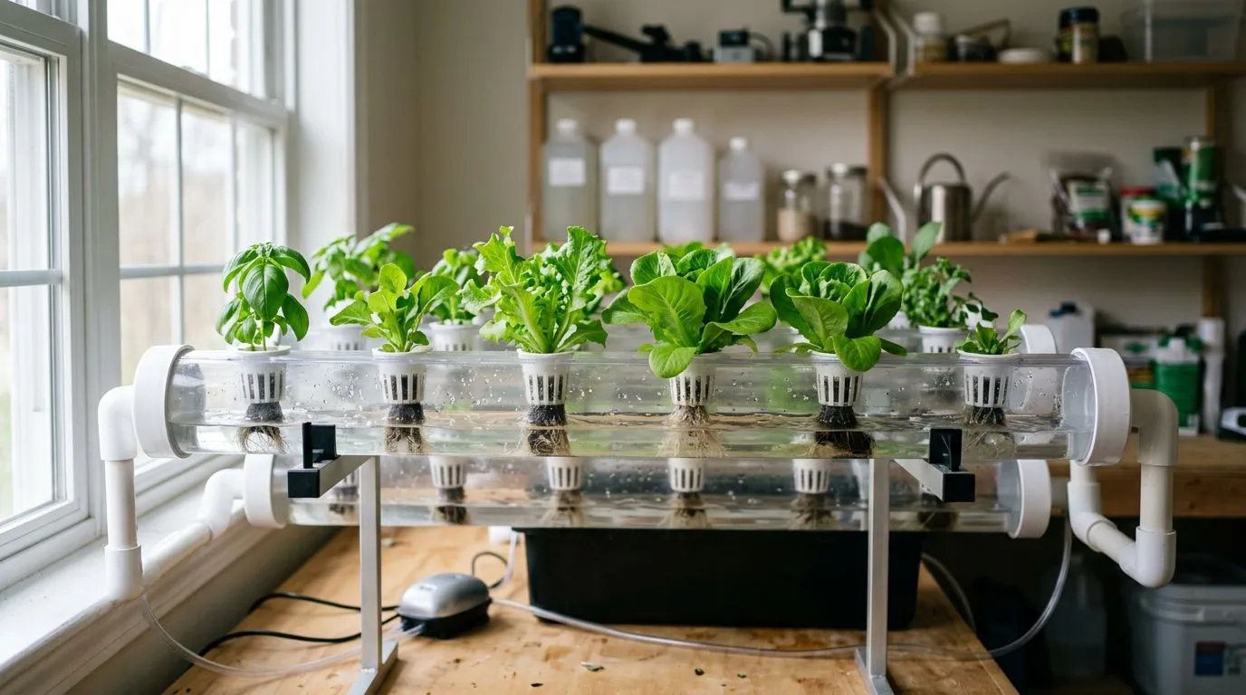 Espaçamento entre plantas na hidroponia: como definir a distância certa por espécie, sistema e fase de cultivo