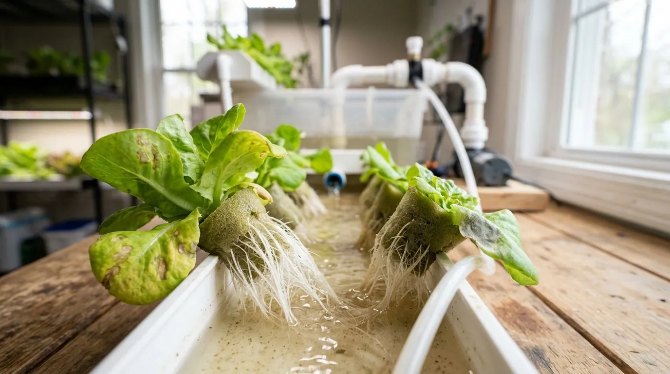 Fungos na hidroponia: como identificar Pythium, míldio e Botrytis sem confundir os sintomas