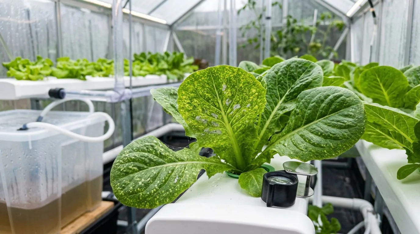 Ácaro rajado na hidroponia: como identificar cedo, controlar e evitar reinfestações em ambientes secos e quentes