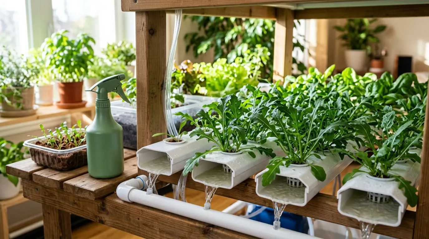 Rúcula selvagem hidropônica: como diferenciar, cultivar e colher baby leaf em casa