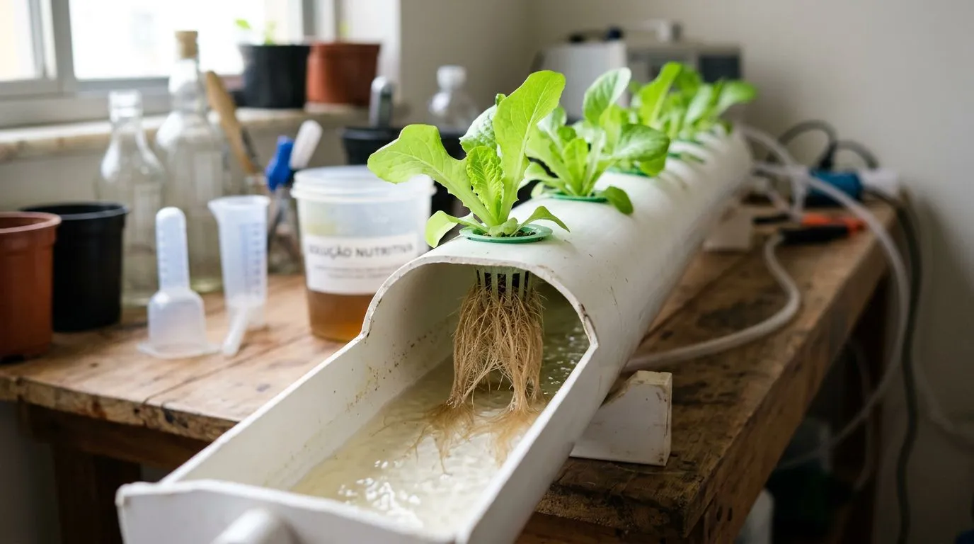 Fósforo na hidroponia: função nas raízes e na floração, sinais de deficiência e excesso, e como ajustar a solução nutritiva