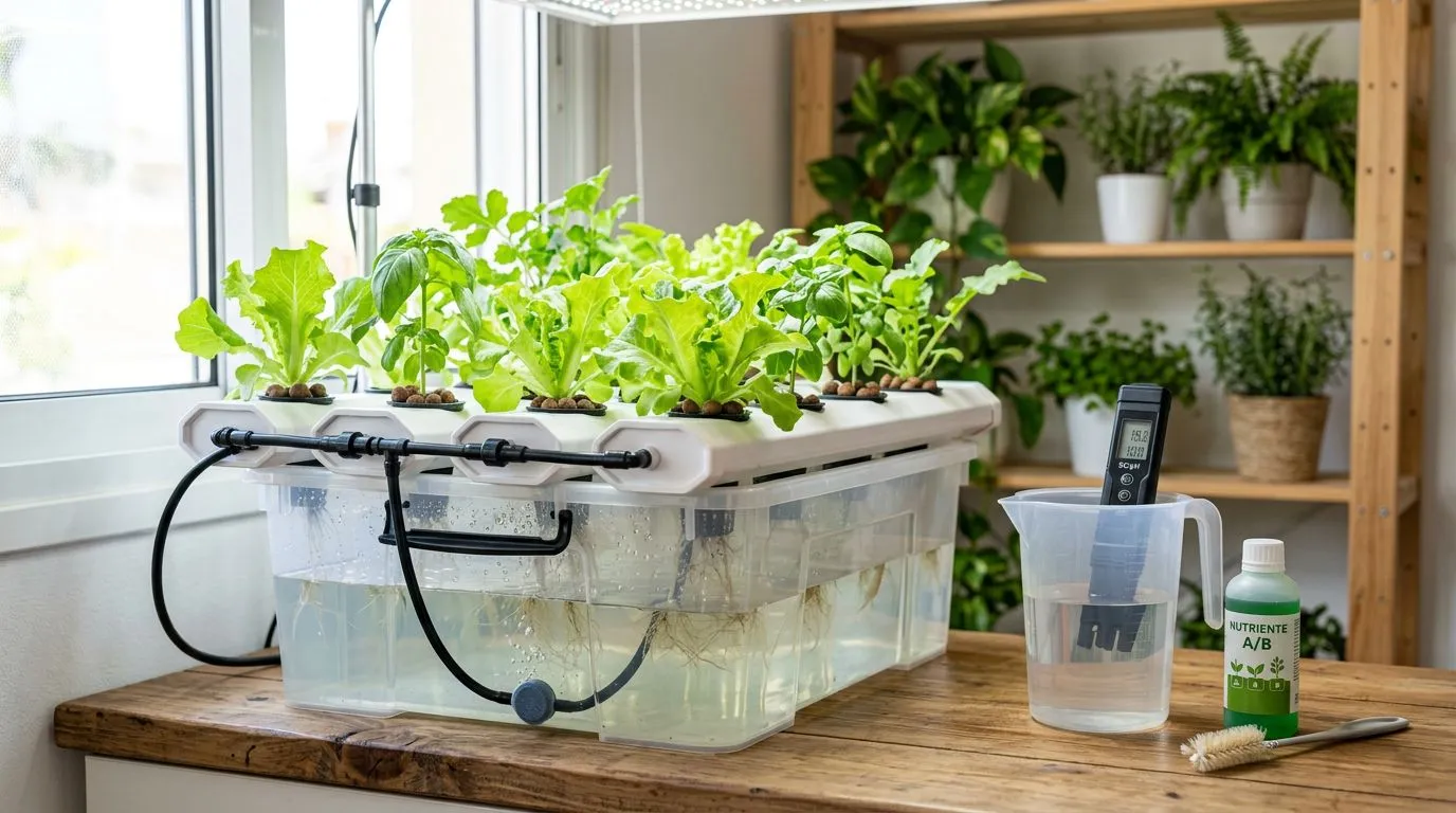 Água RO na hidroponia: quando usar, quanto custa e como preparar a solução nutritiva