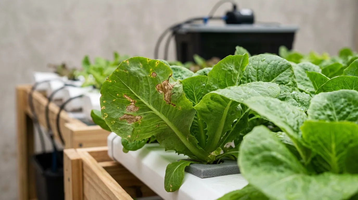 Alternaria na hidroponia: como reconhecer folhas manchadas, diferenciar de deficiência e agir nas primeiras 72 horas