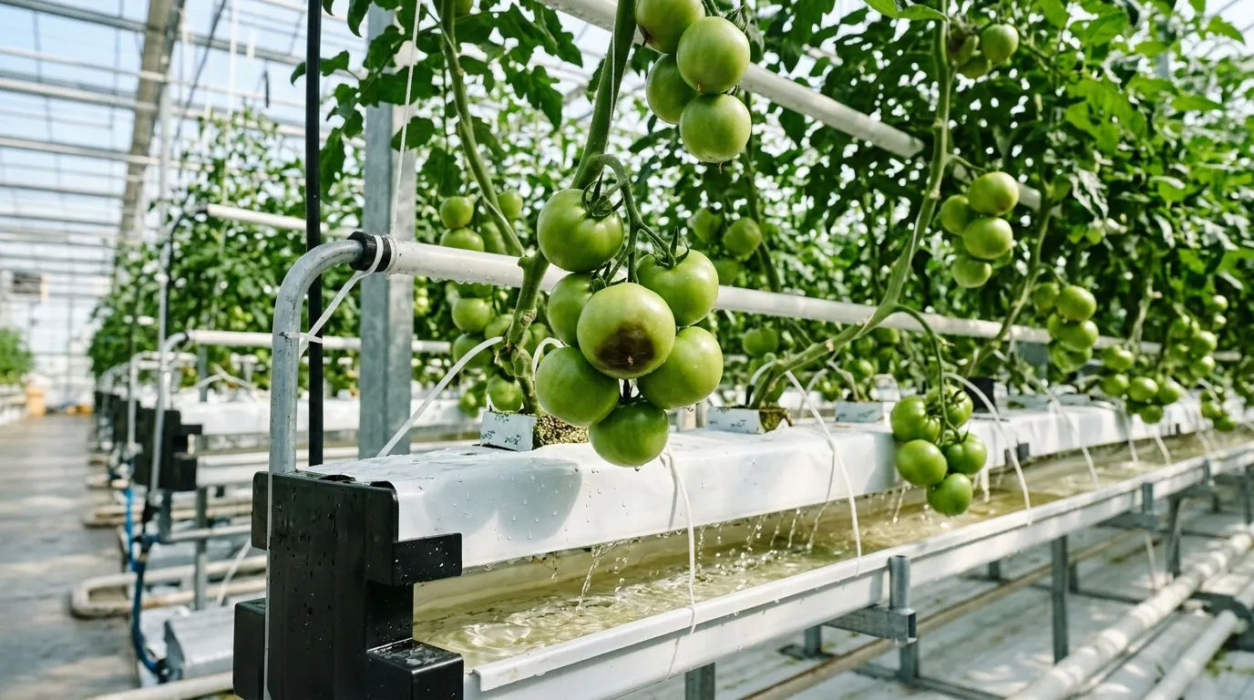Podridão apical no tomate hidropônico: como identificar, corrigir e evitar sem trocar toda a solução