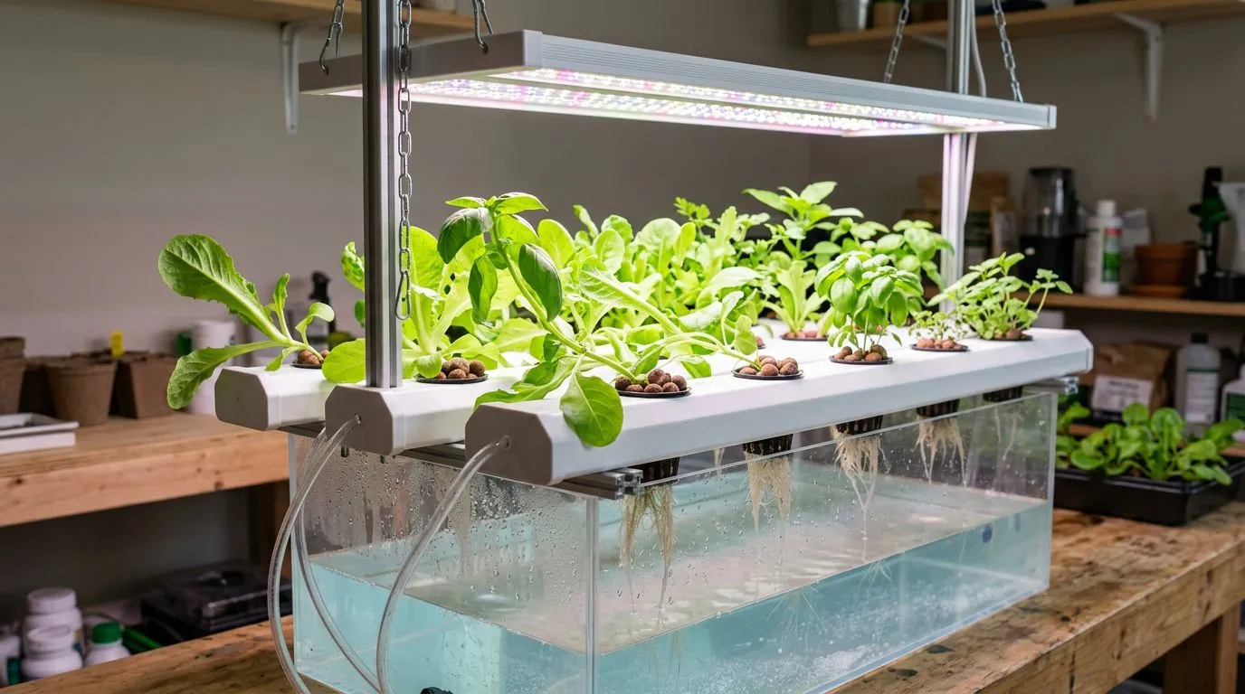 Plantas crescendo para um lado na hidroponia: como corrigir a causa e não só o sintoma