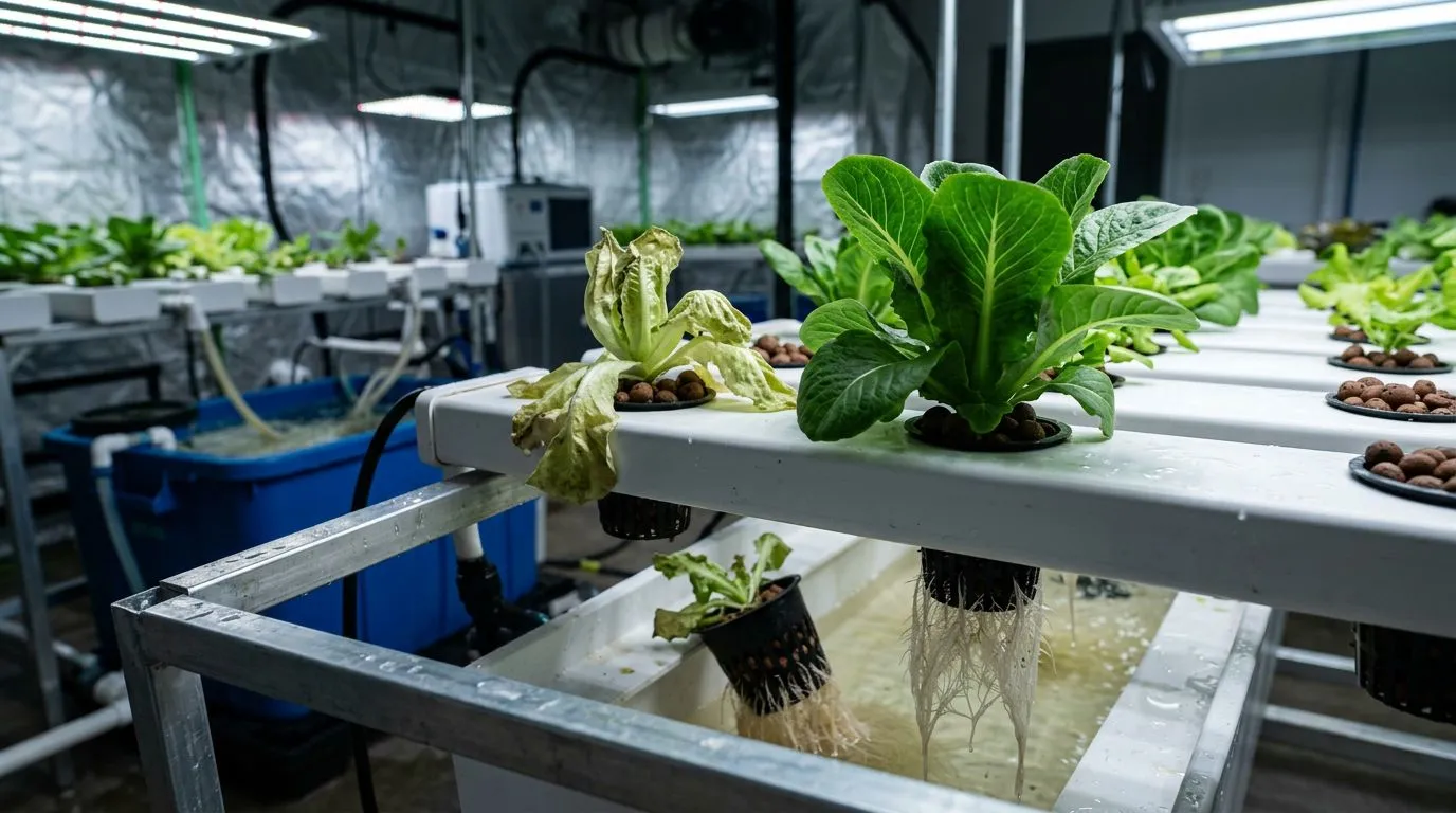 Como recuperar planta quase morta na hidroponia: diagnóstico rápido, poda segura e resgate em 48 horas