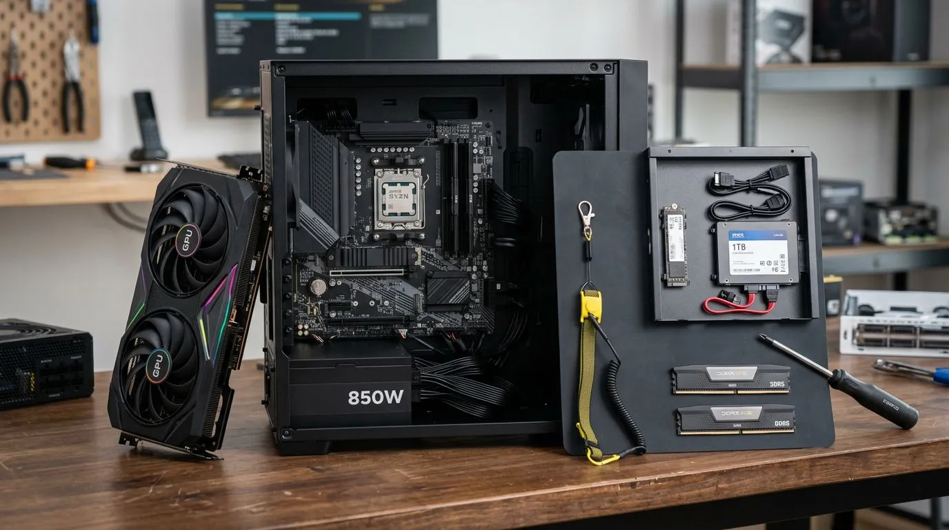 As principais peças que você precisa na hora de montar o seu pc gamer